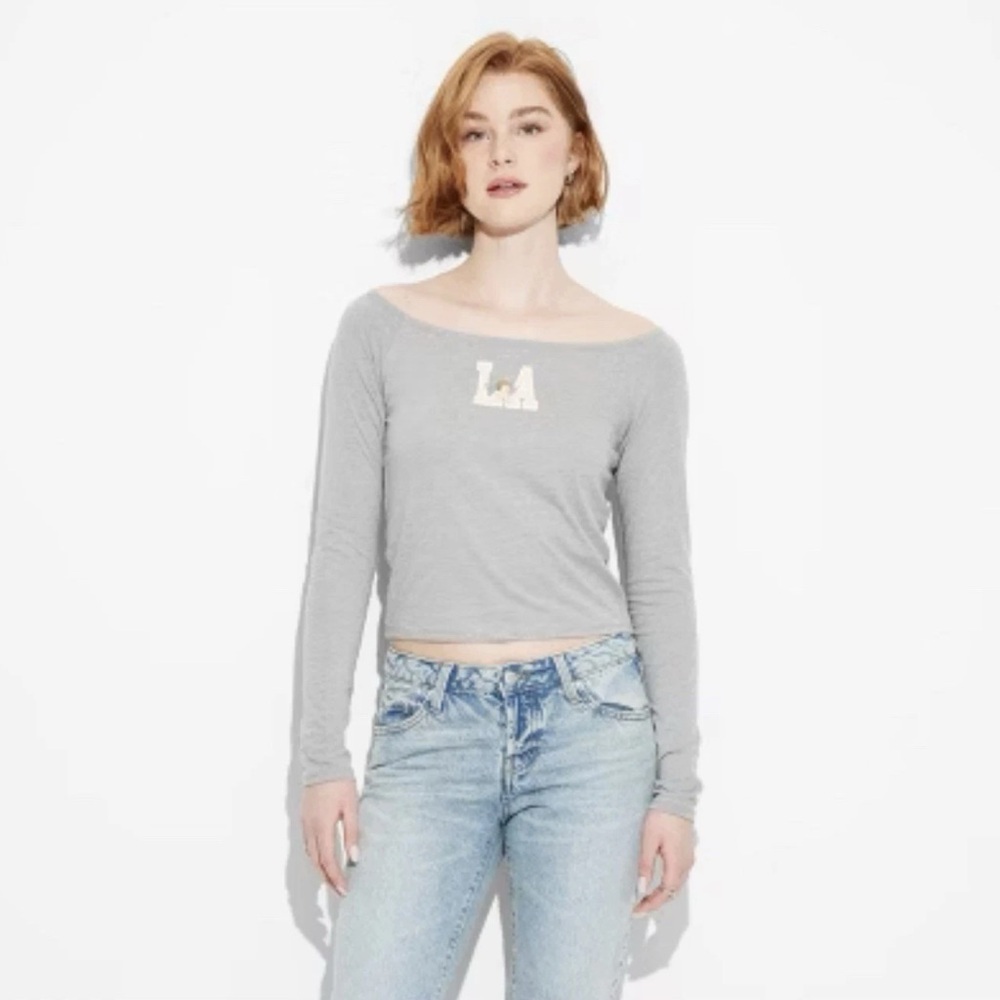 Modern Lux LA Cupid Graphic Long Sleeve Shirt